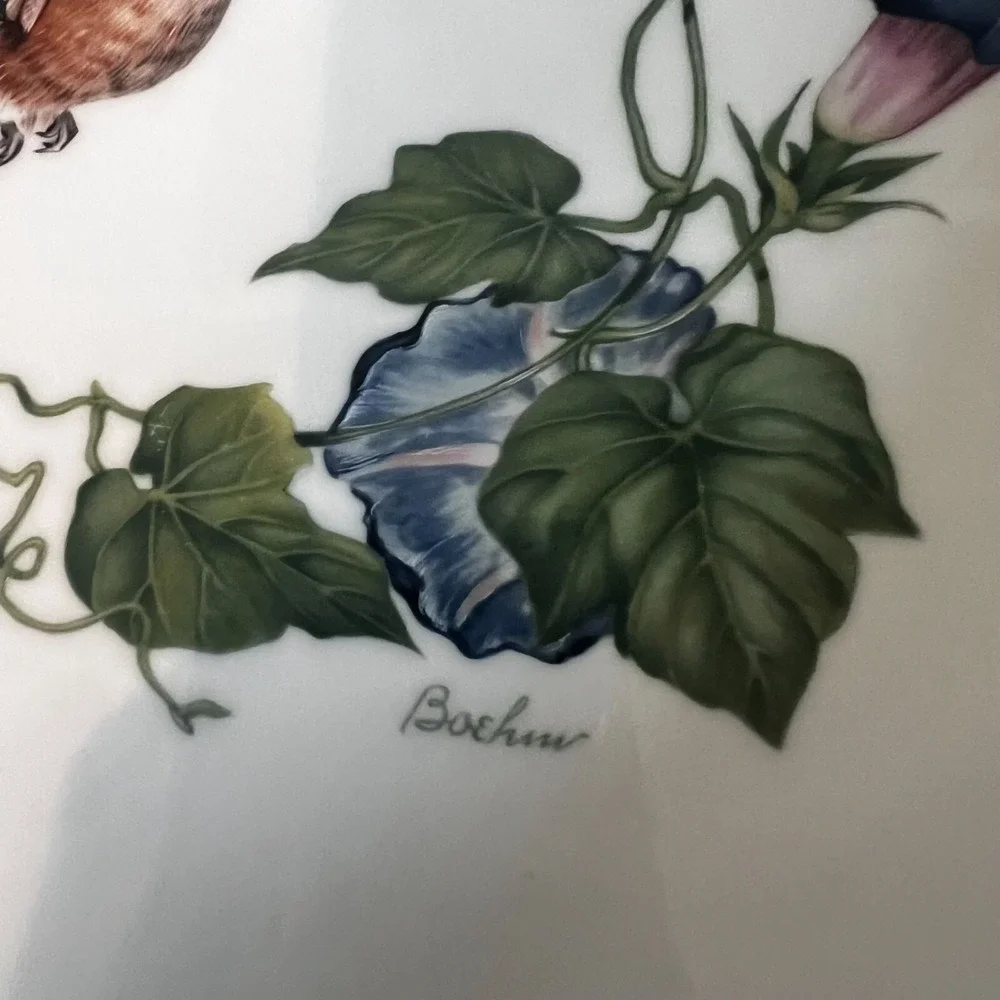 vintage Edward Marshall Boehm Hummingbird Plate Collection Calliope & polytmus